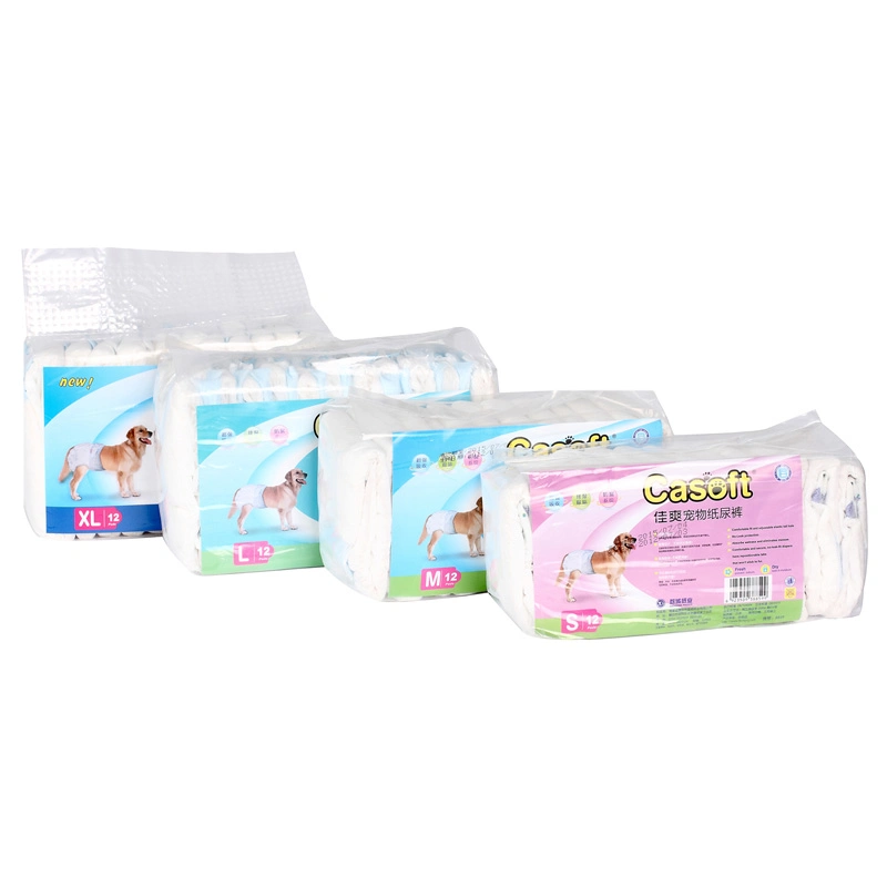 Manufacturer Female and Male Dog Diapers Wholesale Disposable Pet Diaper Supply Super Absorbent Soft Disposable